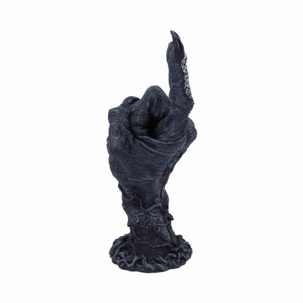 Photo #2 of product B5159R0 - Baphomet's Horns Horror Hand Figurine