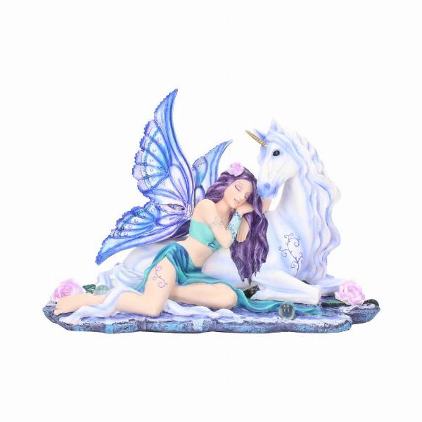 Photo #5 of product B1240D5 - Fantasy Belle and Unicorn Companion Figurine