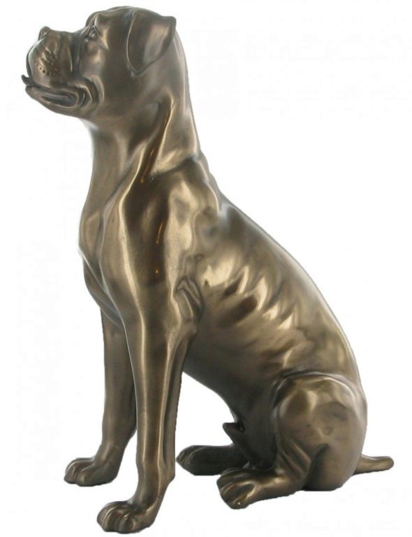 Photo of Boxer Bronze Sculpture