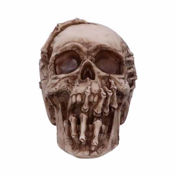 Photo #2 of product B5389S0 - Officially Licensed James Ryman Breaking Out Skull Skeleton Ornament