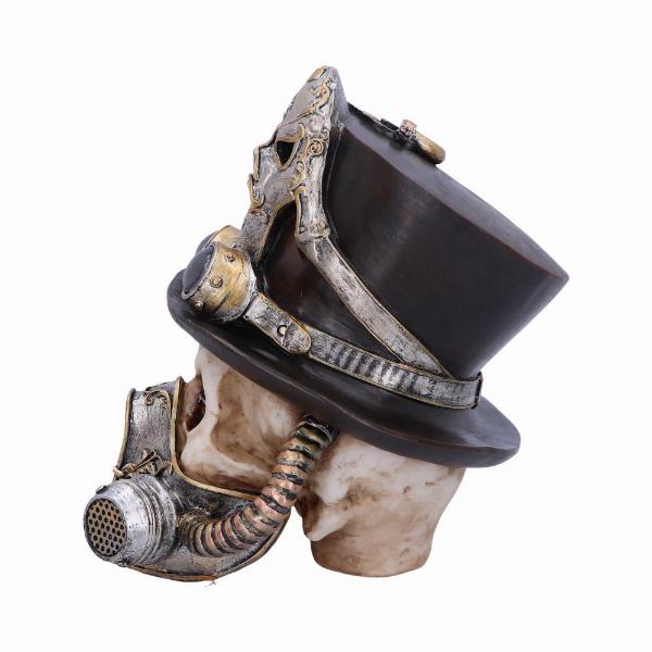 Photo #2 of product U4947R0 - Steampunk Breathe Easy Venetian Mask Skull Ornament