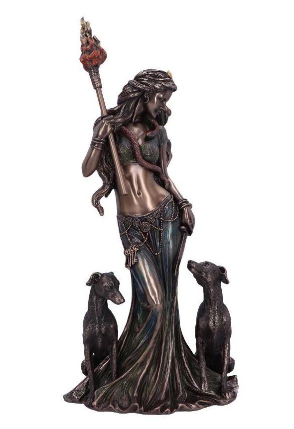 Hecate Moon Goddess Figurine | Bronze Gifts