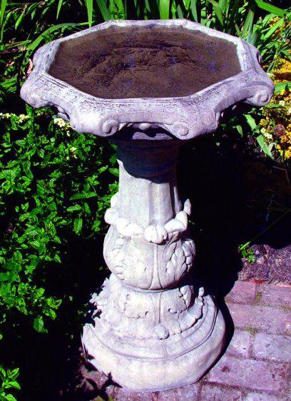 Photo of Classical Stone Birdbath Ornate