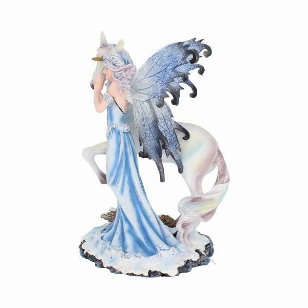 Photo #2 of product NEM3412 - Comfort  21.5cm Ice Fairy and White Unicorn Figurine