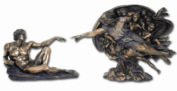 Photo of Creation of Adam Figurine Michelangelo