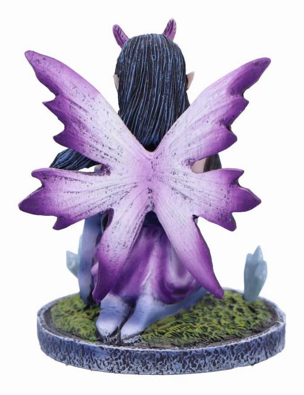 Photo #3 of product D6782B24 - Violet Purple Crystal Fairy Figurine