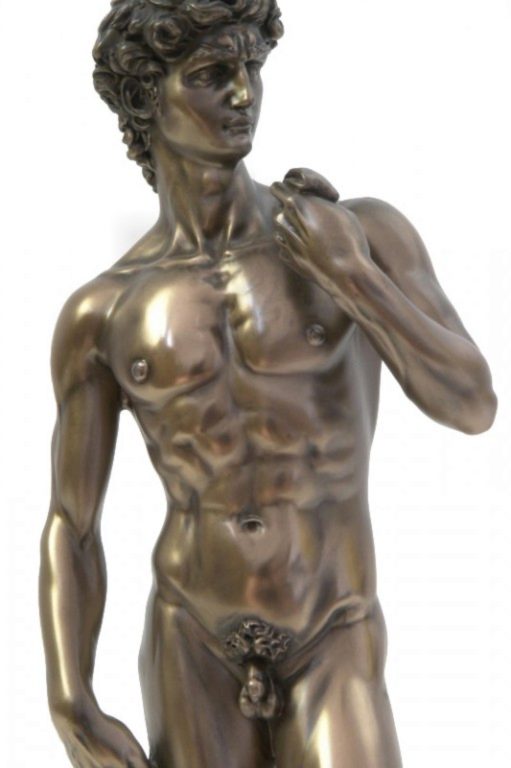 Photo of David Bronze Figurine