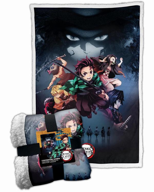 Photo #1 of product C6929C24 - Demon Slayer Fleece Throw