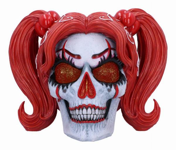 Photo #2 of product B6596B24 - Drop Dead Gorgeous - Cackle and Chaos Clown Doll Skull