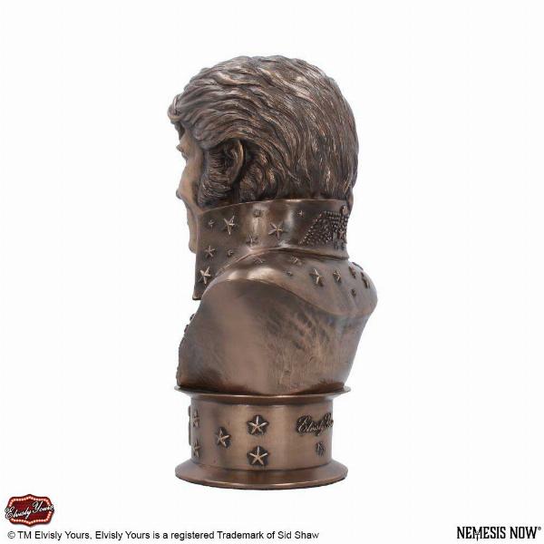 Photo #3 of product B4022K8 - Officially Licensed Elvisly Yours Elvis Presley Bust 33cm