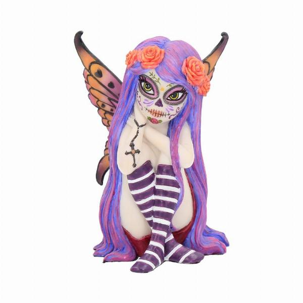 Photo #1 of product B2300F6 - Esmerelda Figurine Sugar Skull Fairy Ornament