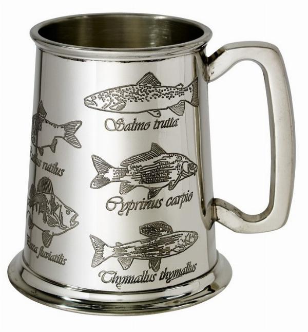 Photo of Fish Design Pewter Tankard