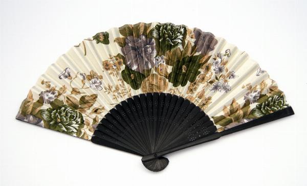 Photo of Floral Mixed Designs Japanese Fan (Set of 3)