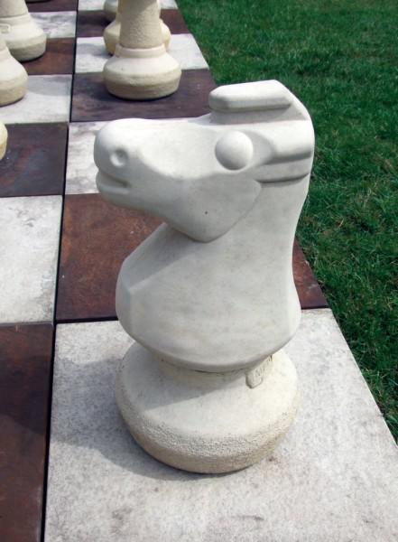 Photo of Full Set of Stone Chess Pieces (Without Board)