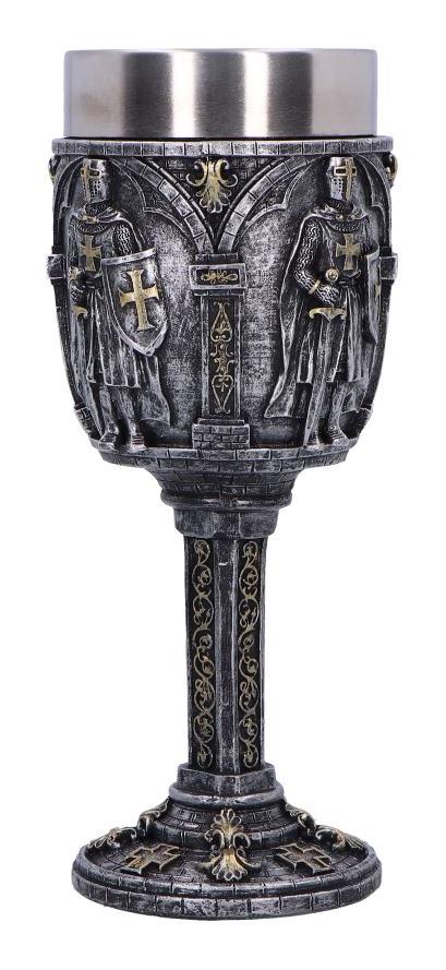 Photo #2 of product U6875C24 - Galant Medieval Knight Metallic Goblet
