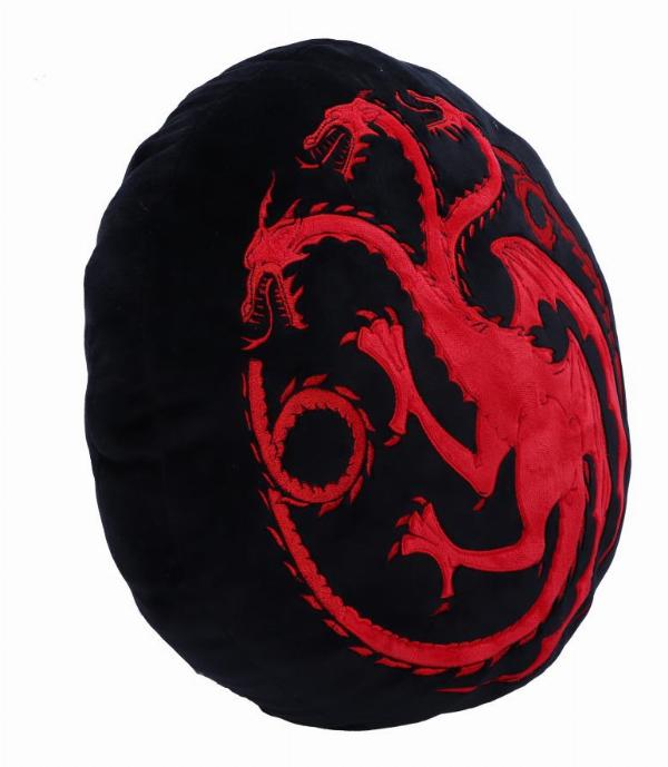 Photo #4 of product C6443X3 - Game of Thrones Targaryen Cushion Black and Red Size 40cm