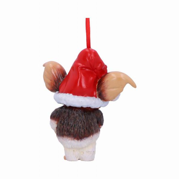Photo #3 of product B5589T1 - Gremlins Gizmo in Santa Hat Hanging Festive Decorative Ornament
