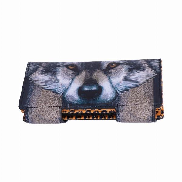 Photo #2 of product B5798U1 - Guardian Wolf Embossed Purse 18.5cm