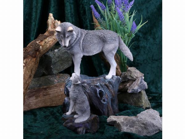 Photo of Guidance Wolf and Cub Figurine (Lisa Parker)