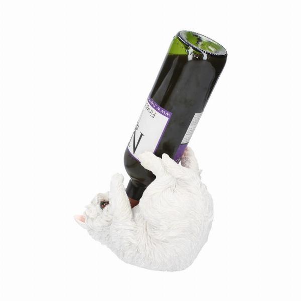 Photo #2 of product U3475J7 - West Highland Terrier Guzzler Dog Wine Bottle Holder