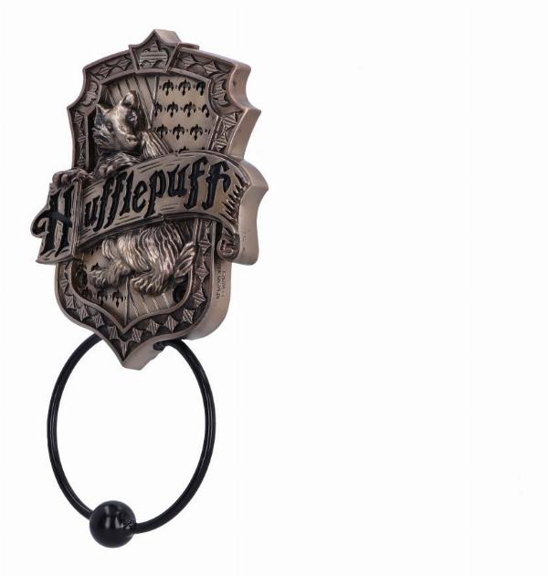 Photo #2 of product B6308X3 - Officially Licensed Harry Potter Bronze Hufflepuff Door Knocker 24.5cm