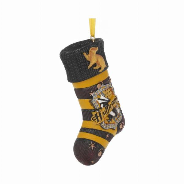 Photo #3 of product B5619T1 - Officially Licensed Harry Potter Hufflepuff Stocking Hanging Festive Ornament