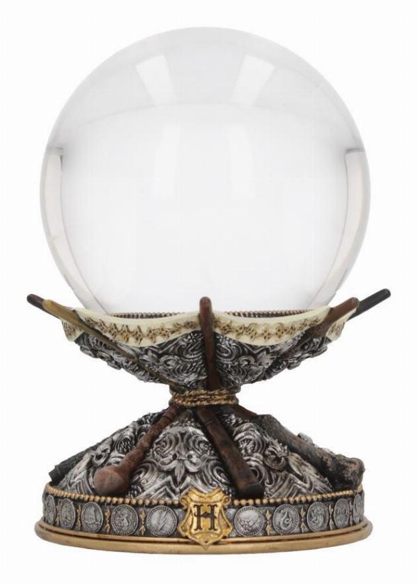 Photo #1 of product B6164W2 - Officially Licensed Harry Potter Wand Crystal Ball & Holder 16cm