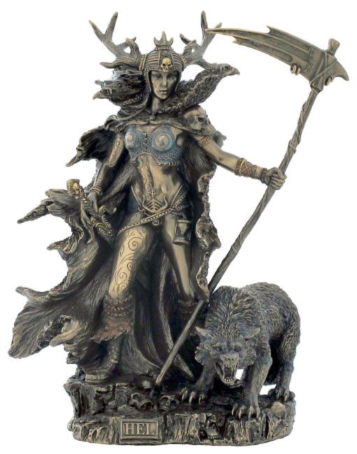 Photo of Hel Bronze Statue Goddess of Helheim