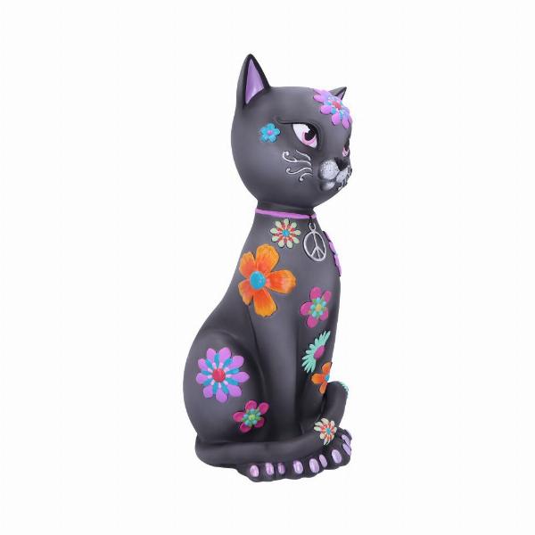 Photo #4 of product B6032W2 - Hippy Kitty Black Cat Ornament  26cm