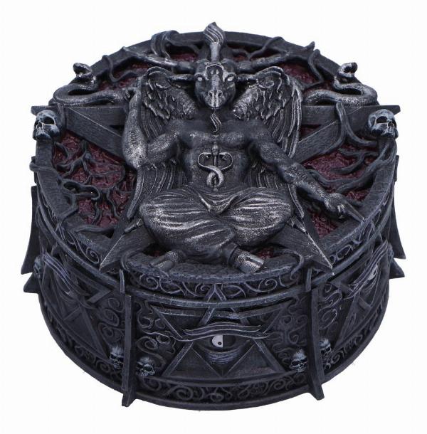 Photo #1 of product B6828C24 - Hoard of the Baphomet Trinket Box