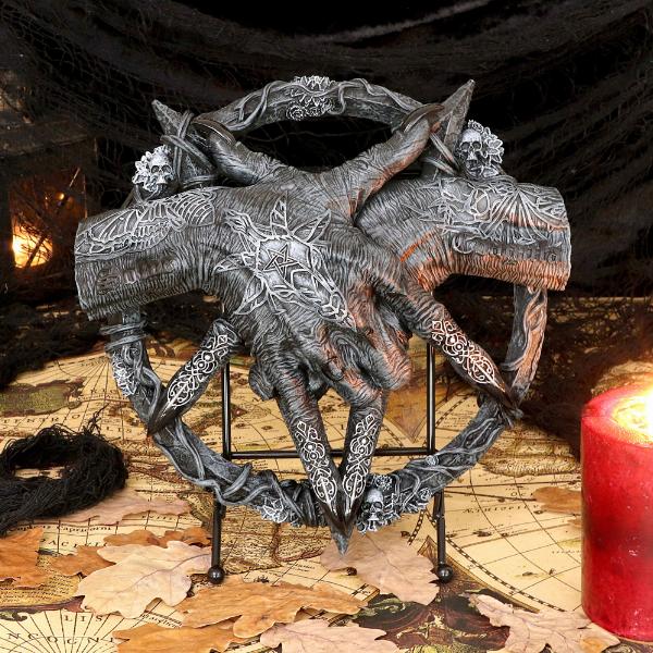 Photo #5 of product B5244S0 - Hold of Baphomet Hand Free Standing Plaque