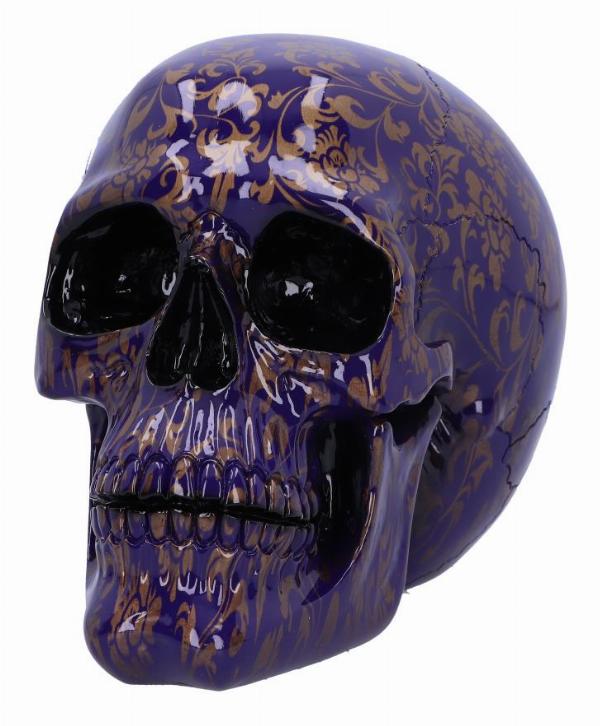 Photo #4 of product U6447X3 - Indigo Elegance Skull 18.5cm
