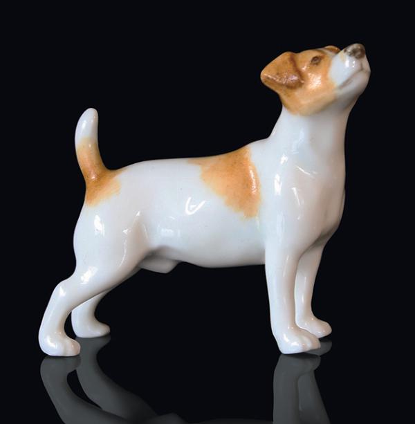 Photo of Jack Russell Hand Painted Fine Bone China Miniature Figurine