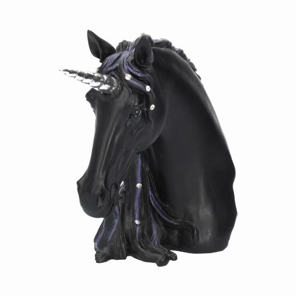 Photo #3 of product B1104D5 - Nemesis Now Jewelled Midnight Small Figurine Black Unicorn Ornament