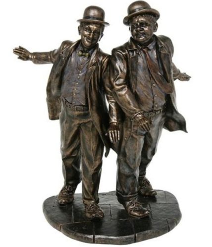 Photo of Laurel and Hardy Bronze Figurine