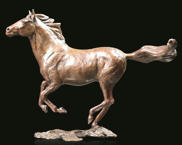 Photo of Liberty Solid Bronze Horse Figurine (Limited Edition) Michael Simpson