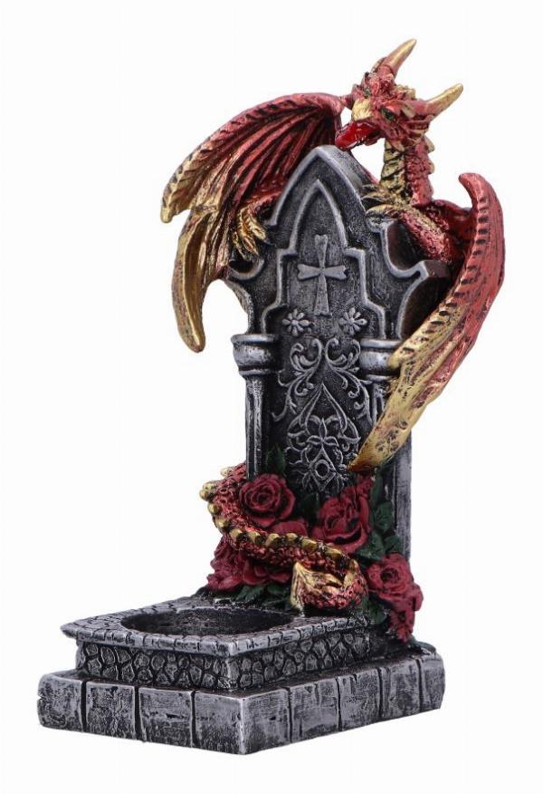 Photo #2 of product U7052M25 - Light of the Dragon Red Ornamental Tealight Holder