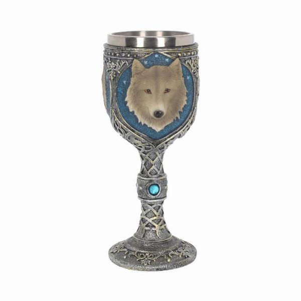 Photo #5 of product U2500G6 - Lone Wolf Grey Animal Goblet 19.5cm