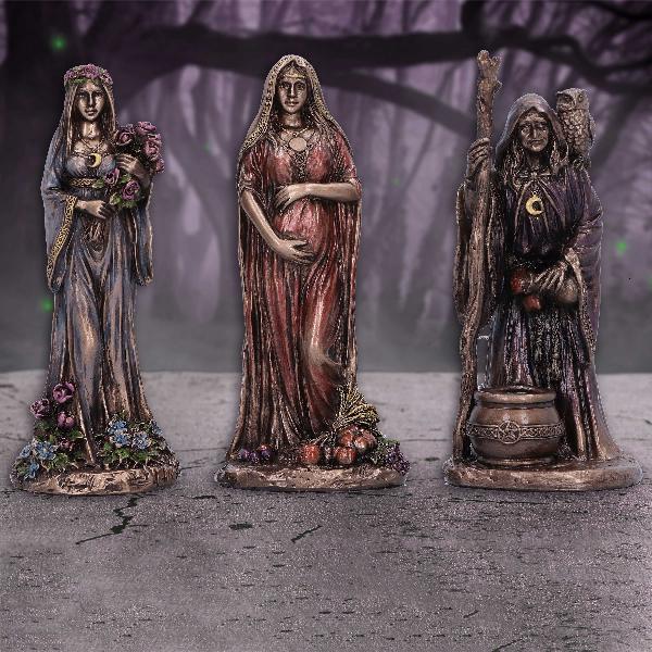 Photo #5 of product D6527Y3 - Maiden, Mother and Crone Trinity mini figurines