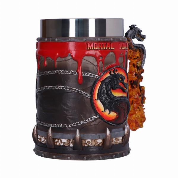 Photo #4 of product B6195W2 - Officially Licensed Mortal Kombat Tankard 15.5cm