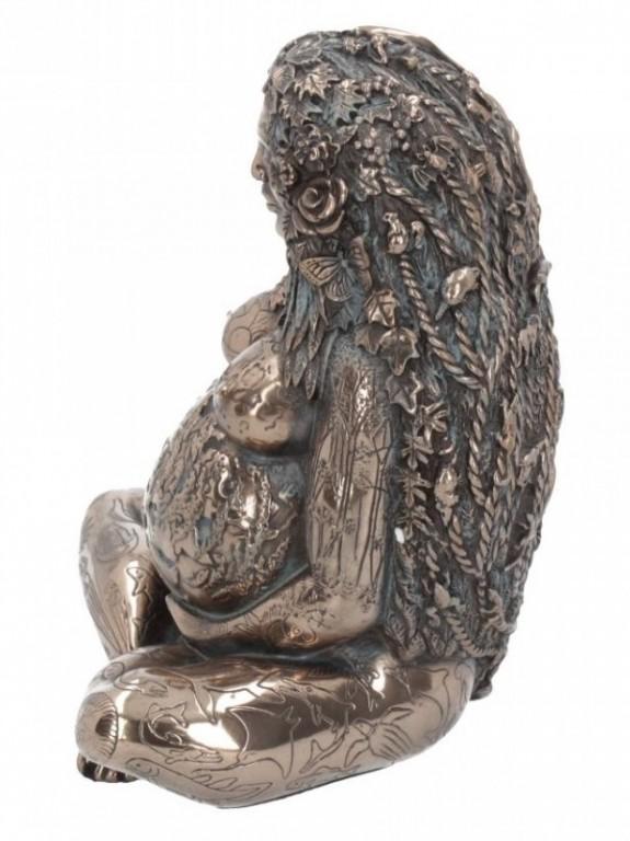 Photo of Mother Earth Bronze Figurine Oberon Zells Millennial Gaia