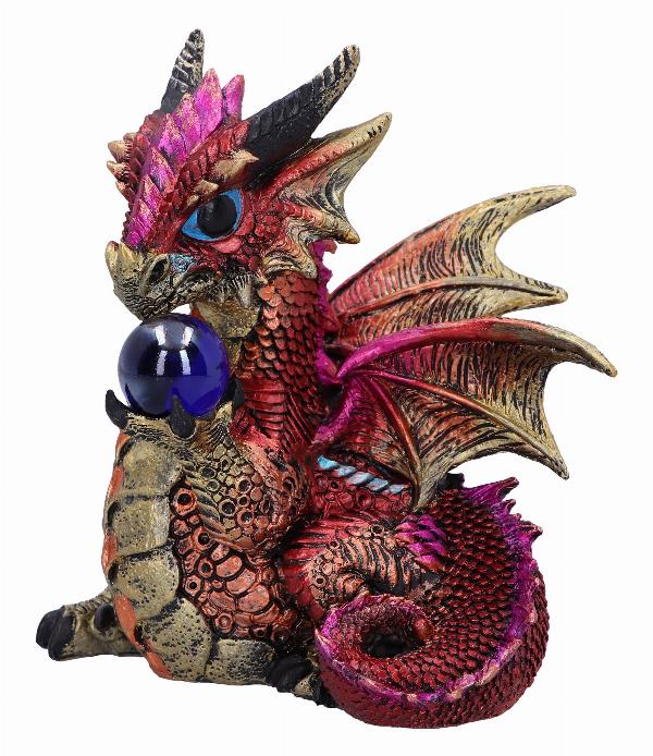 Photo #2 of product U6564Y3 - Orb Hoard (Red) Dragon Figurine