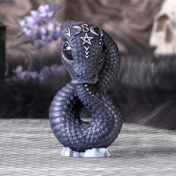 Photo #5 of product B5941V2 - Ouroboros Occult Snake Figurine 9.6cm