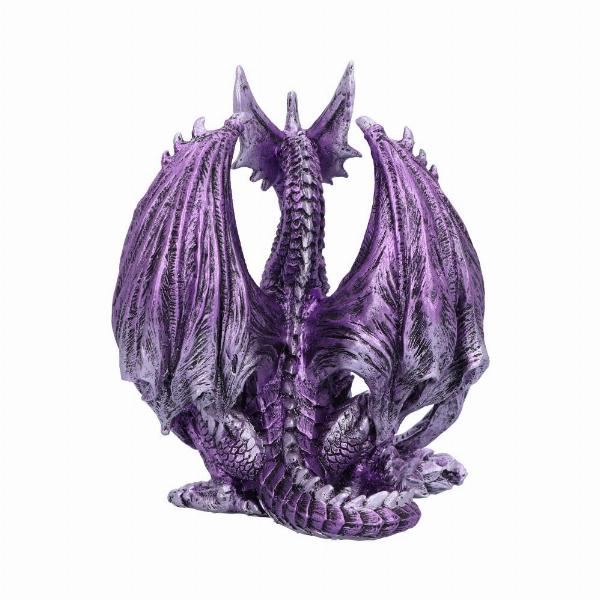 Photo #3 of product U6178W2 - Porfirio Purple Dragon Figurine 17.7cm