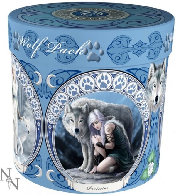 Anne Stokes Ceramic travel mug Tea Coffee Protector Wolf Design Christmas gift 