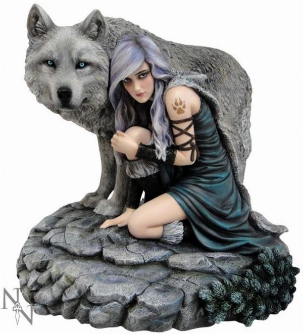 Photo of Protector Wolf Statue (Anne Stoke) Large Limited Edition