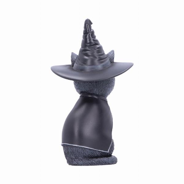 Photo #3 of product B5238S0 - Purrah Witches Hat Occult Cat Figurine