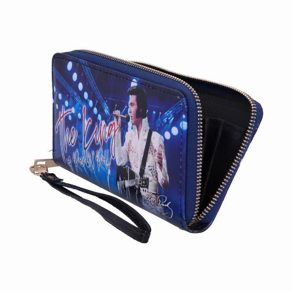 Photo #2 of product C5377S0 - Elvis The King of Rock and Roll Blue Womens Purse