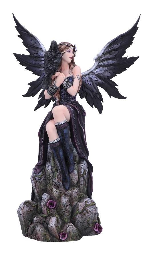 Photo #4 of product D6425X3 - Ravina Raven Fairy Figurine 38cm