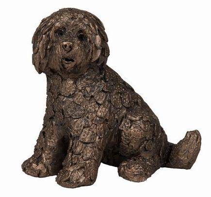 Photo of Shorty Labradoodle Bronze Figurine small Adrian Tinsley Frith Minima